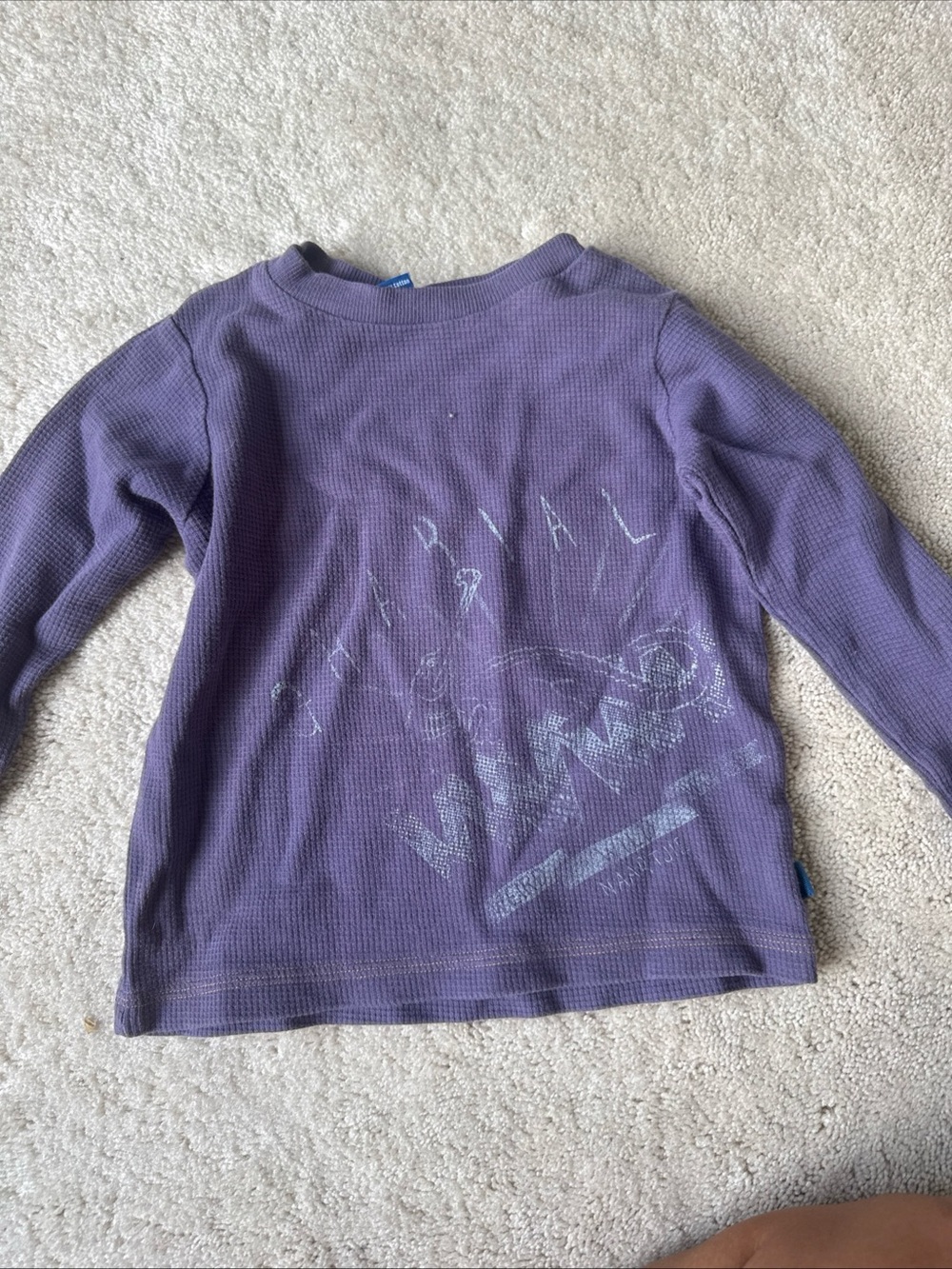 naartjie Purple Long-Sleeve Graphic Thermal Tee